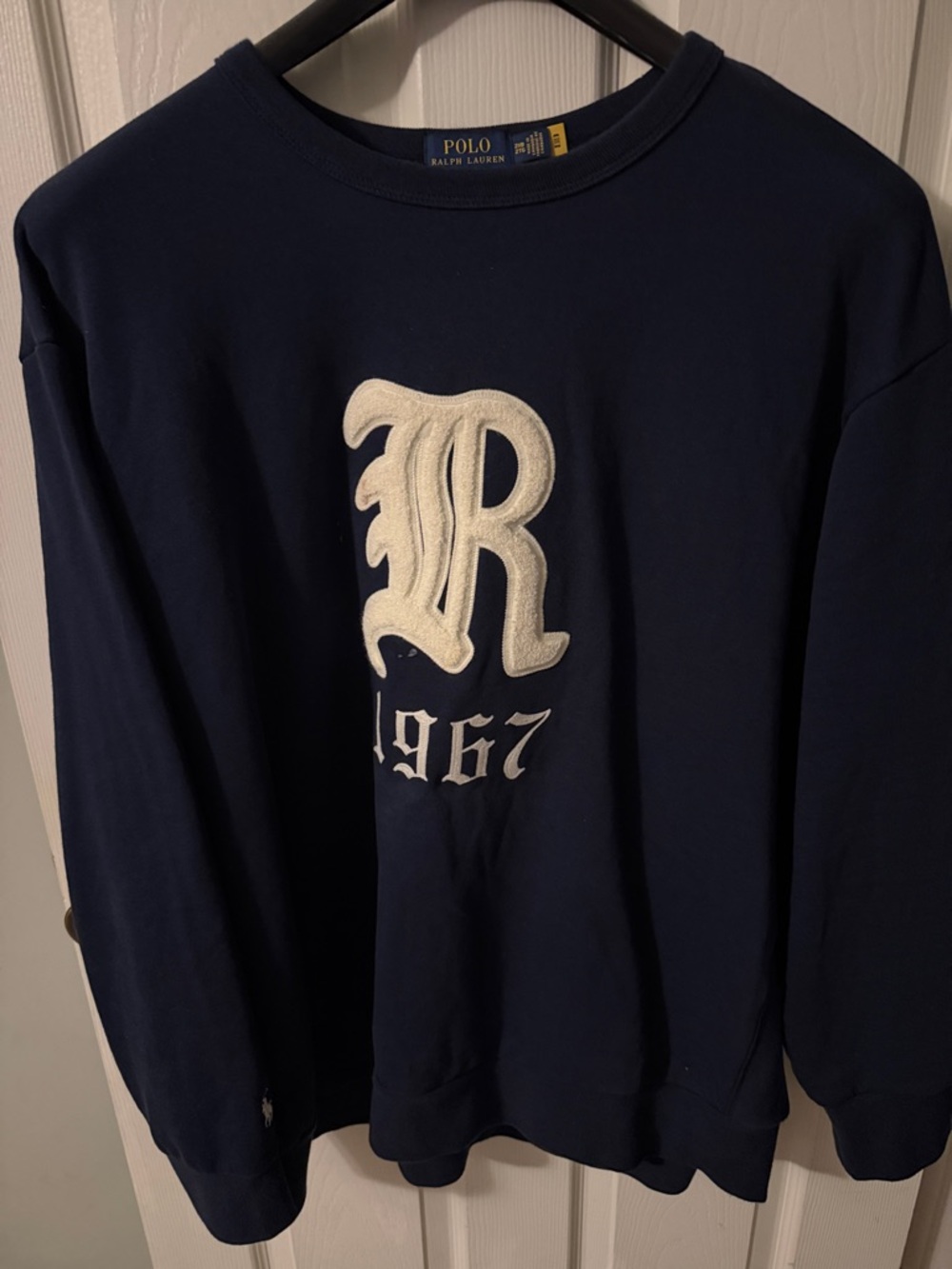 Polo by Ralph Lauren Navy Crewneck Sweatshirt 2XB